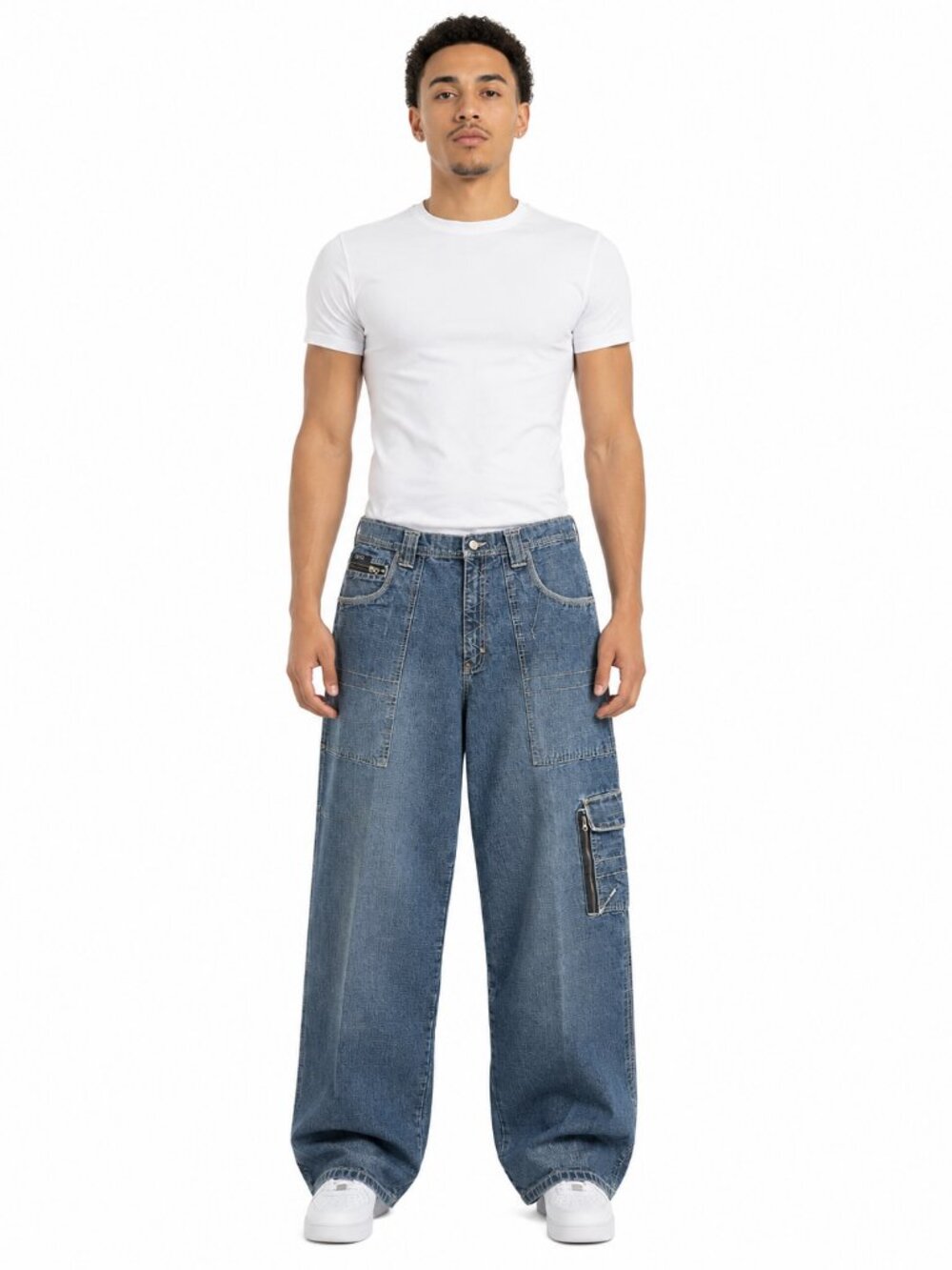 Enyce Men's Blue and Navy Jeans
